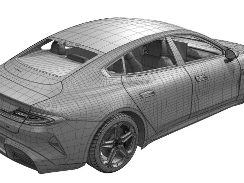 Xiaomi SU7 2024 3D Model