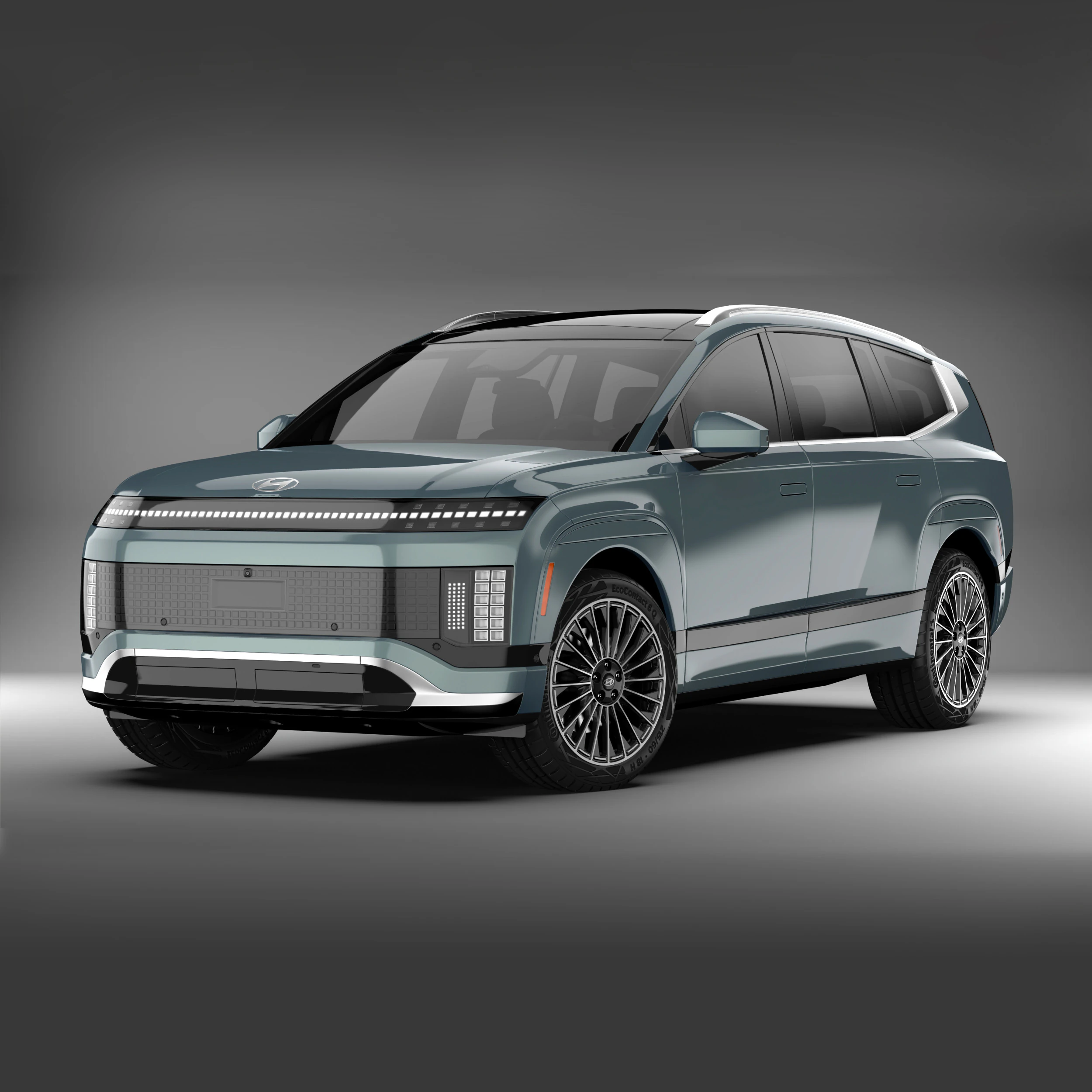 Hyundai Ioniq 9 2026 3D Model .c4d .max .obj .3ds .fbx .stl .blend 