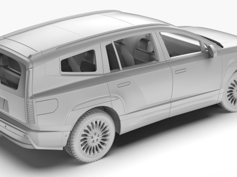 Hyundai Ioniq 9 2026 3D Model