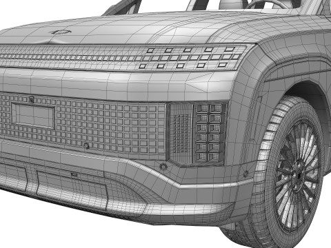 Hyundai Ioniq 9 2026 3D Model