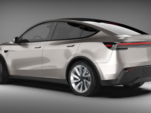 Tesla Model Y 2025 Modelo 3D