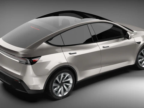 Tesla Model Y 2025 3D Model