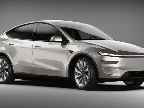Tesla Model Y 2025 3D Model