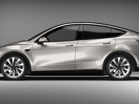 Tesla Model Y 2025 Modelo 3D