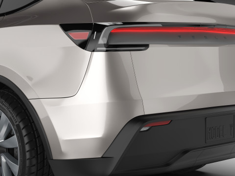 Tesla Model Y 2025 Modelo 3D