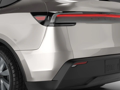 Tesla Model Y 2025 3D Model
