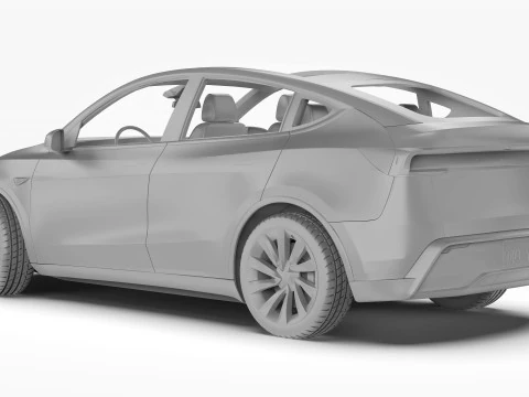 Tesla Model Y 2025 3D Model