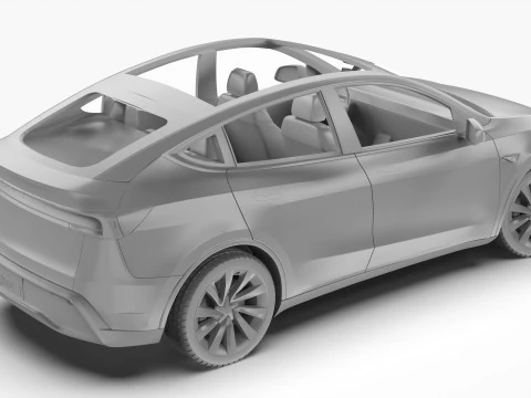 Tesla Model Y 2025 3D Model