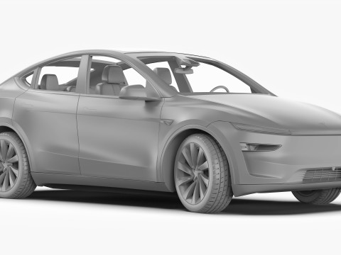 Tesla Model Y 2025 Modelo 3D