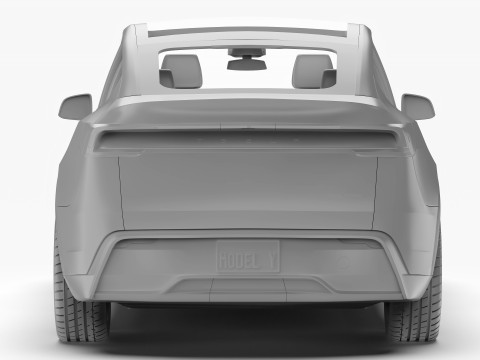 Tesla Model Y 2025 Modelo 3D