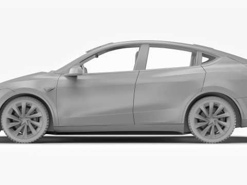 Tesla Model Y 2025 Modelo 3D