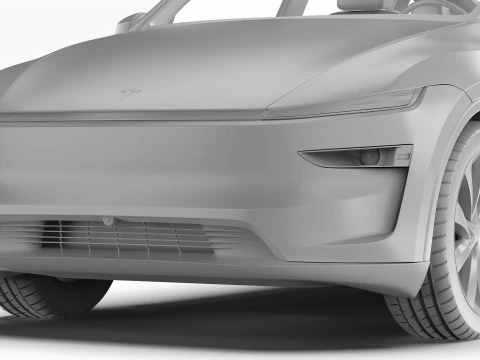 Tesla Model Y 2025 3D Model