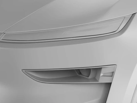 Tesla Model Y 2025 3D Model