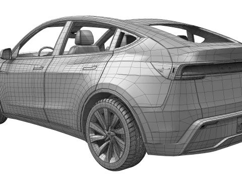 Tesla Model Y 2025 3D Model