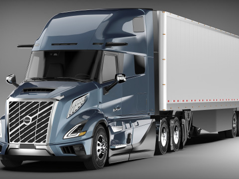 Volvo VNL 860 2025 Modelo 3D
