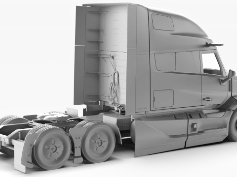 Volvo VNL 860 2025 Modelo 3D
