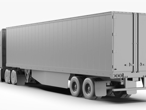 Volvo VNL 860 2025 Modelo 3D