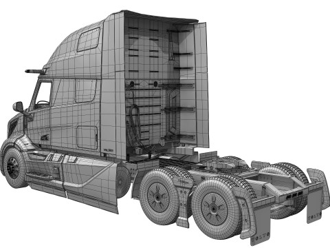 Volvo VNL 860 2025 Modelo 3D