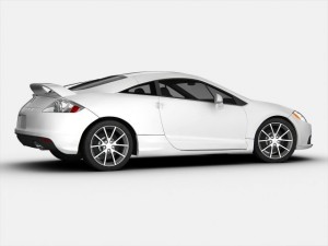 mitsubishi eclipse gt 2012 3D 模型