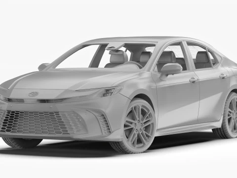 Toyota Camry Hybrid 2025 3D Model