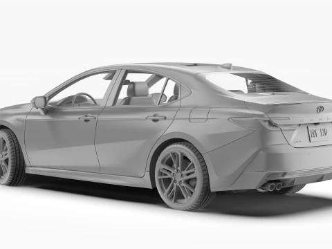 Toyota Camry Hybrid 2025 3D Model