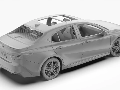 Toyota Camry Hybrid 2025 3D Model