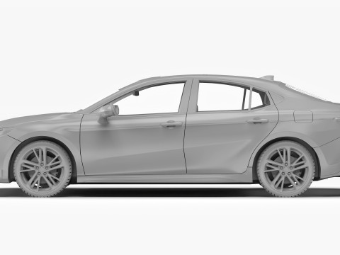 Toyota Camry Hybrid 2025 3D Модель