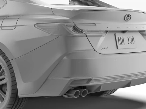Toyota Camry Hybrid 2025 3D Model