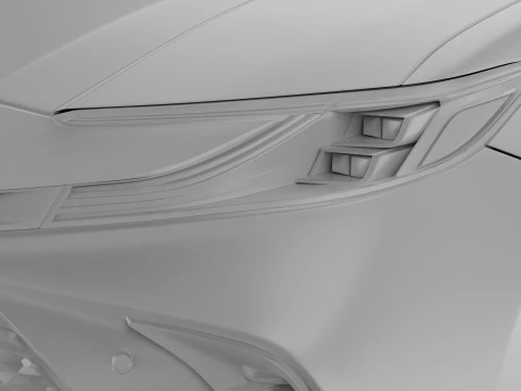 Toyota Camry Hybrid 2025 3D Model