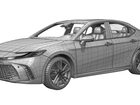 Toyota Camry Hybrid 2025 3D Model