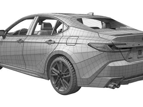 Toyota Camry Hybrid 2025 3D Model