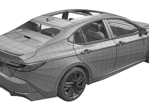 Toyota Camry Hybrid 2025 3D Model