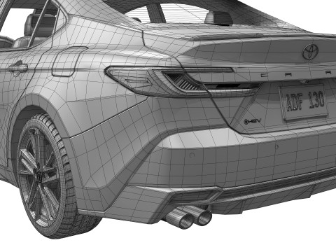 Toyota Camry Hybrid 2025 3D Модель