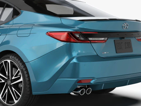 Toyota Camry Hybrid 2025 3D Model