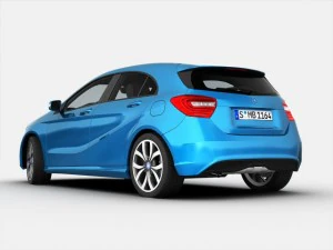 mercedes a class 2013 3D Model