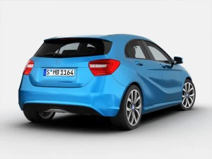 mercedes a class 2013 3D Model