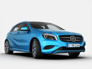 mercedes a class 2013 3D Model