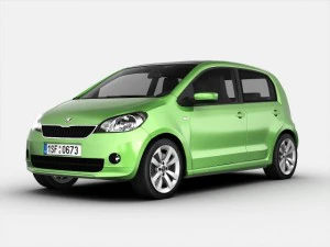skoda citigo 2013 Modelo 3D