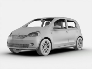 skoda citigo 2013 3D Model