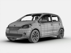 skoda citigo 2013 3D Model