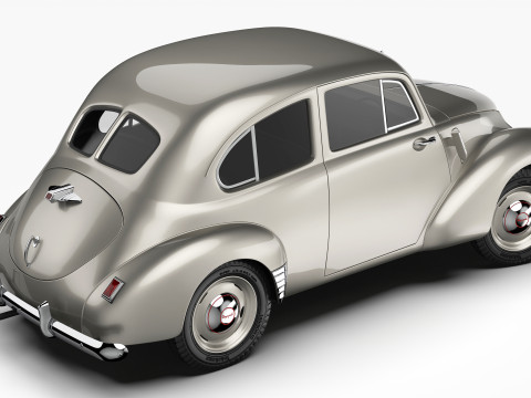 Toyopet SA 1947 - 1952 3D Model