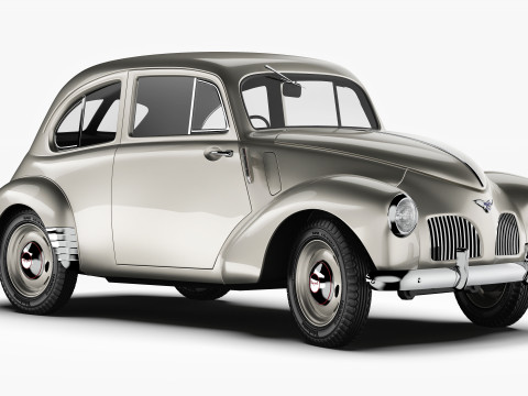 Toyopet SA 1947 - 1952 3D Model