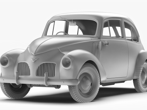 Toyopet SA 1947 - 1952 3D Model