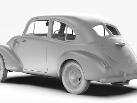 Toyopet SA 1947 - 1952 3D Model