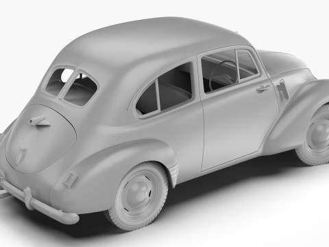 Toyopet SA 1947 - 1952 3D Model