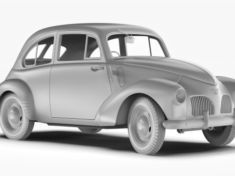 Toyopet SA 1947 - 1952 3D Model