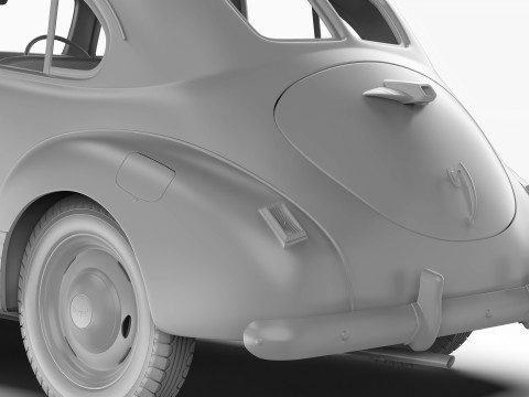 Toyopet SA 1947 - 1952 3D Model