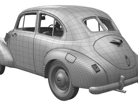 Toyopet SA 1947 - 1952 3D Model