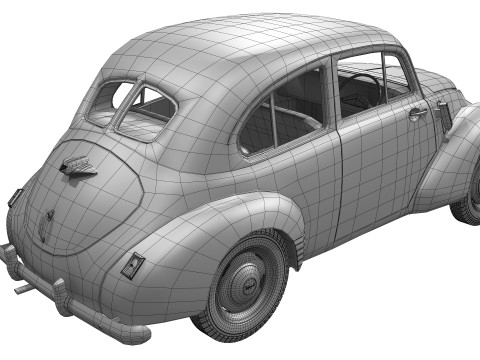 Toyopet SA 1947 - 1952 3D Model