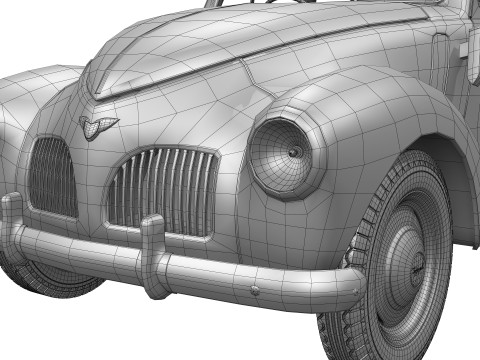 Toyopet SA 1947 - 1952 3D Model
